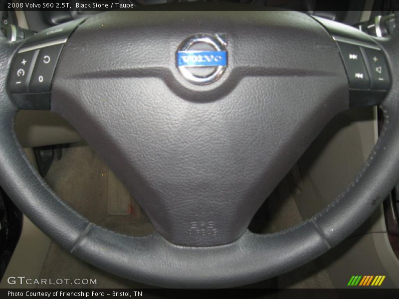 Black Stone / Taupe 2008 Volvo S60 2.5T