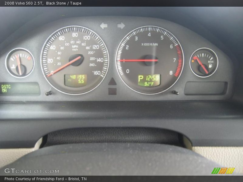 Black Stone / Taupe 2008 Volvo S60 2.5T