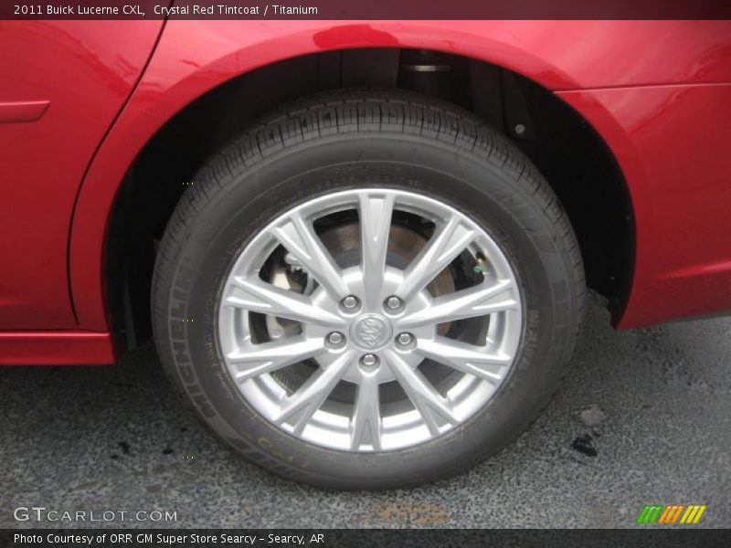 Crystal Red Tintcoat / Titanium 2011 Buick Lucerne CXL