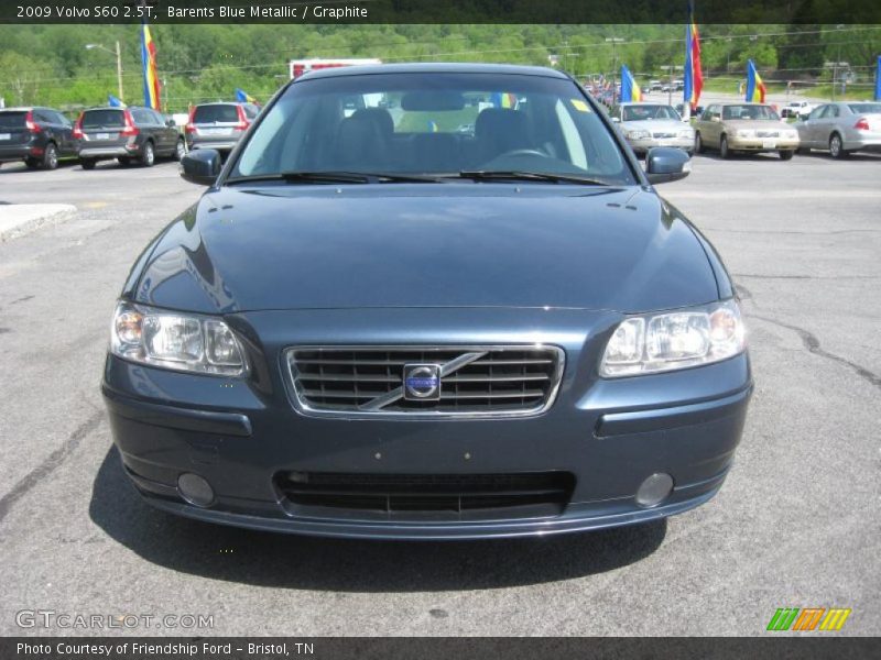 Barents Blue Metallic / Graphite 2009 Volvo S60 2.5T