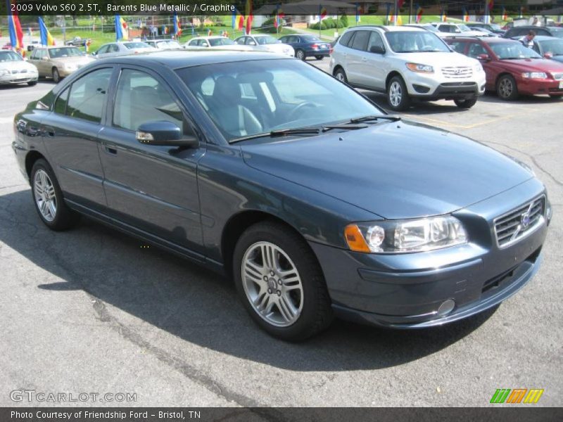Barents Blue Metallic / Graphite 2009 Volvo S60 2.5T