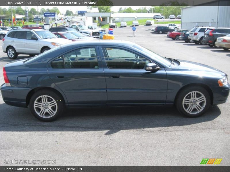 Barents Blue Metallic / Graphite 2009 Volvo S60 2.5T