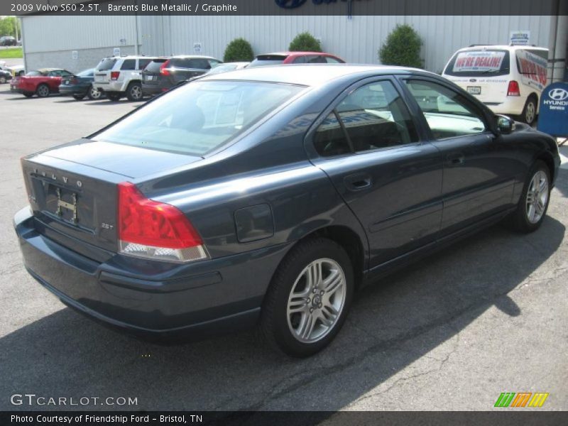 Barents Blue Metallic / Graphite 2009 Volvo S60 2.5T