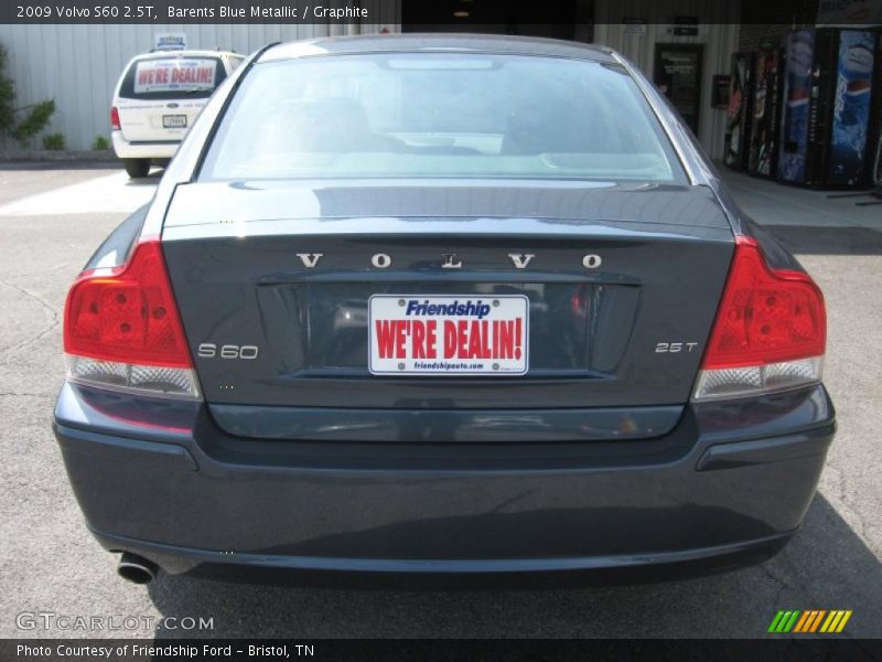 Barents Blue Metallic / Graphite 2009 Volvo S60 2.5T