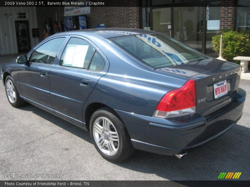 Barents Blue Metallic / Graphite 2009 Volvo S60 2.5T