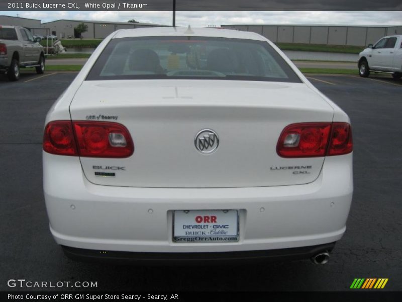 White Opal / Titanium 2011 Buick Lucerne CXL