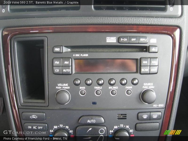 Barents Blue Metallic / Graphite 2009 Volvo S60 2.5T