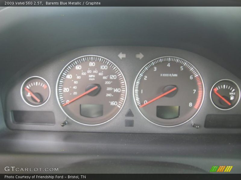Barents Blue Metallic / Graphite 2009 Volvo S60 2.5T