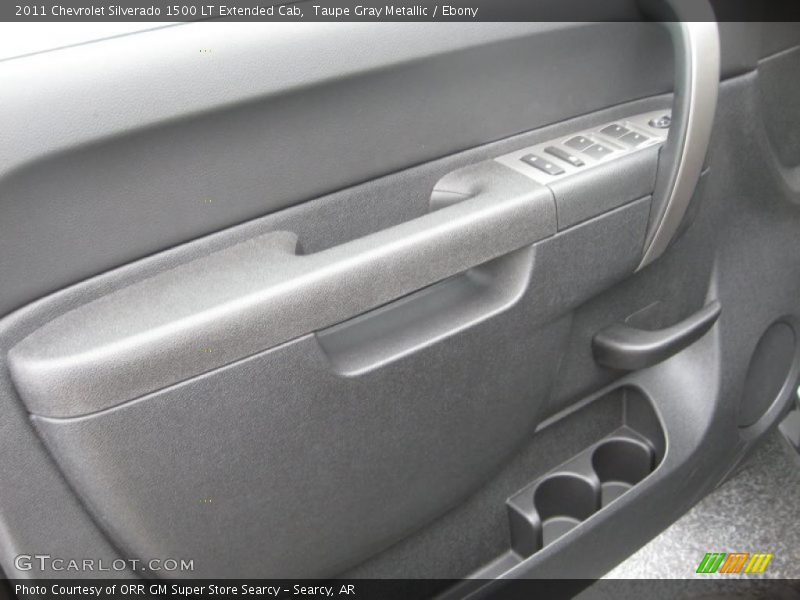 Taupe Gray Metallic / Ebony 2011 Chevrolet Silverado 1500 LT Extended Cab