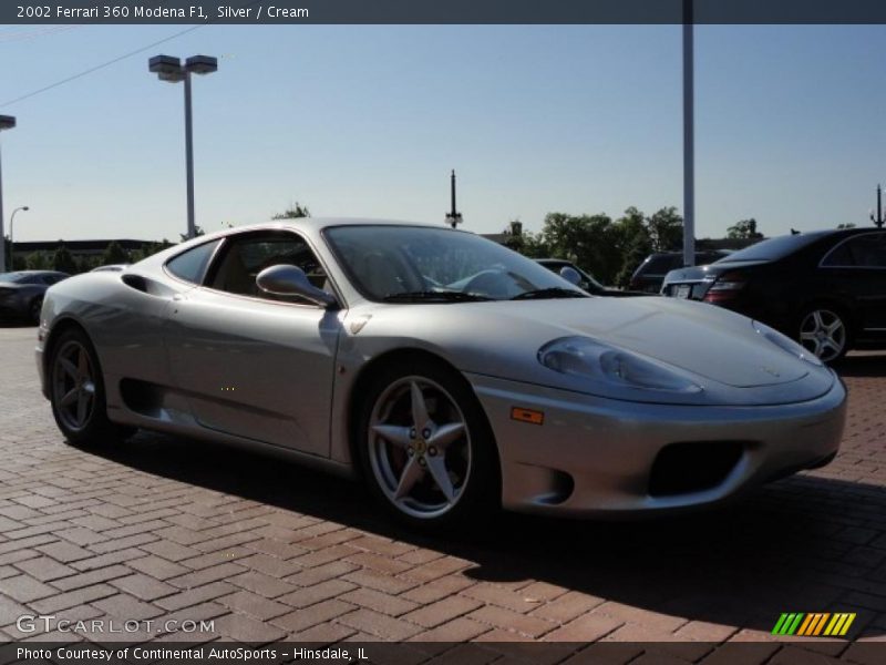 Silver / Cream 2002 Ferrari 360 Modena F1