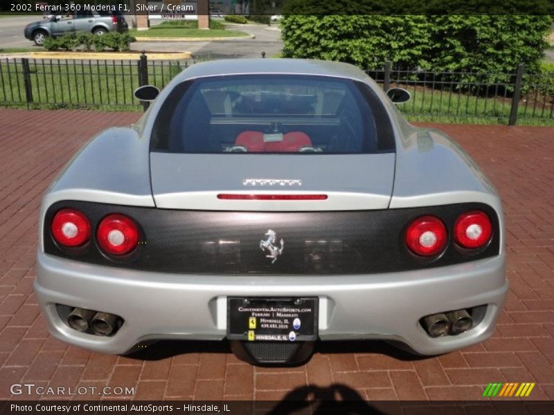 Silver / Cream 2002 Ferrari 360 Modena F1