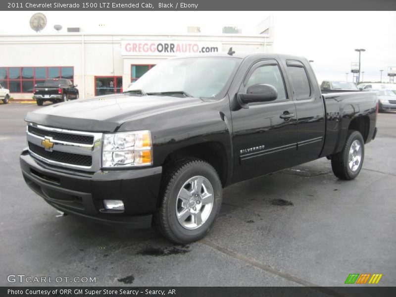 Black / Ebony 2011 Chevrolet Silverado 1500 LTZ Extended Cab