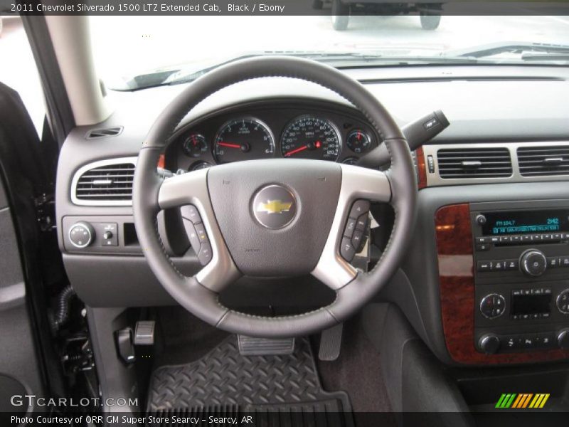 Black / Ebony 2011 Chevrolet Silverado 1500 LTZ Extended Cab
