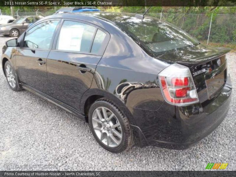 Super Black / SE-R Charcoal 2011 Nissan Sentra SE-R Spec V