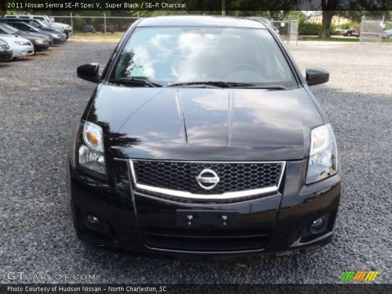 Super Black / SE-R Charcoal 2011 Nissan Sentra SE-R Spec V