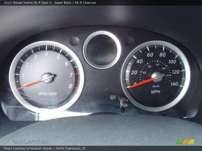 Super Black / SE-R Charcoal 2011 Nissan Sentra SE-R Spec V