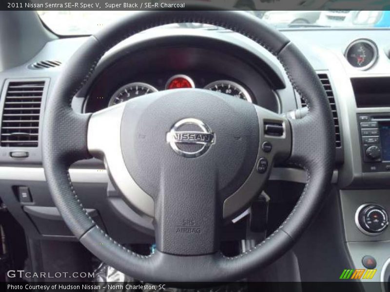 Super Black / SE-R Charcoal 2011 Nissan Sentra SE-R Spec V