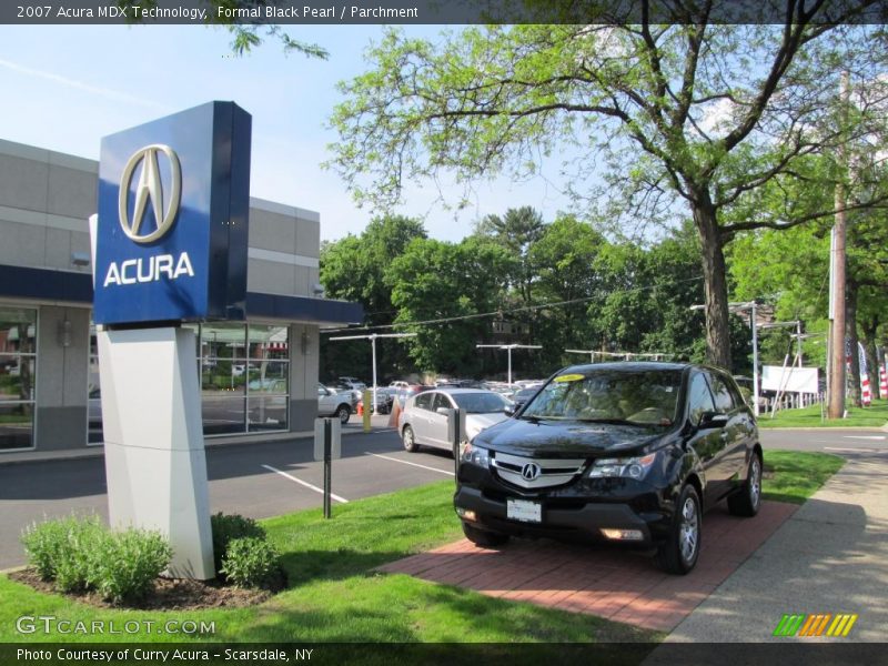 Formal Black Pearl / Parchment 2007 Acura MDX Technology