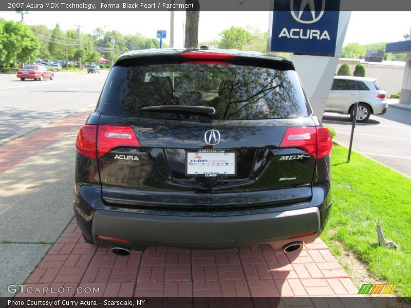 Formal Black Pearl / Parchment 2007 Acura MDX Technology