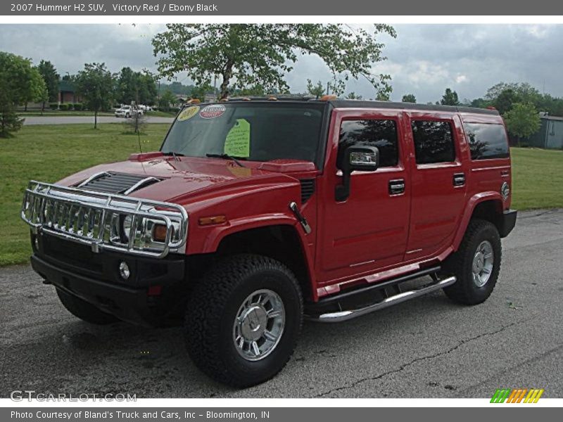 Victory Red / Ebony Black 2007 Hummer H2 SUV