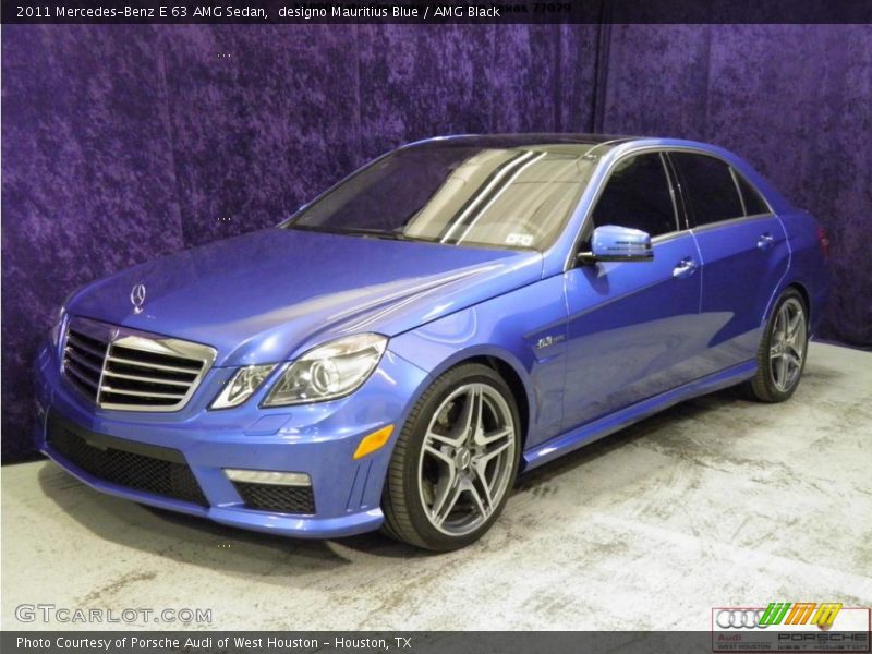 designo Mauritius Blue / AMG Black 2011 Mercedes-Benz E 63 AMG Sedan