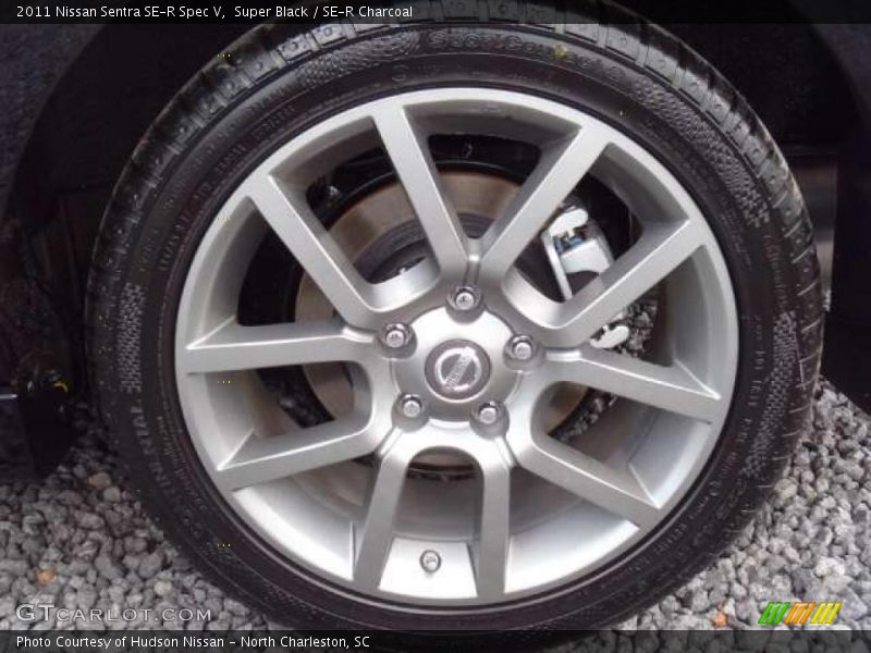 Super Black / SE-R Charcoal 2011 Nissan Sentra SE-R Spec V