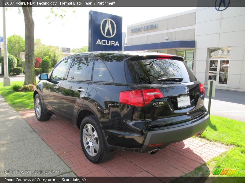 Formal Black Pearl / Parchment 2007 Acura MDX Technology