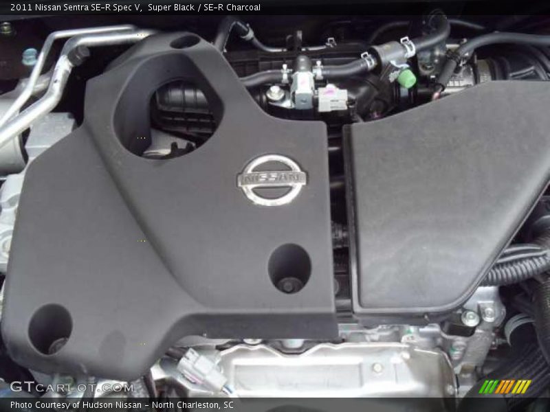 Super Black / SE-R Charcoal 2011 Nissan Sentra SE-R Spec V