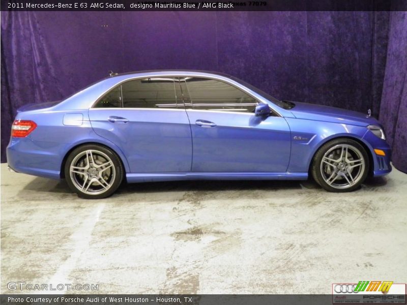 designo Mauritius Blue / AMG Black 2011 Mercedes-Benz E 63 AMG Sedan