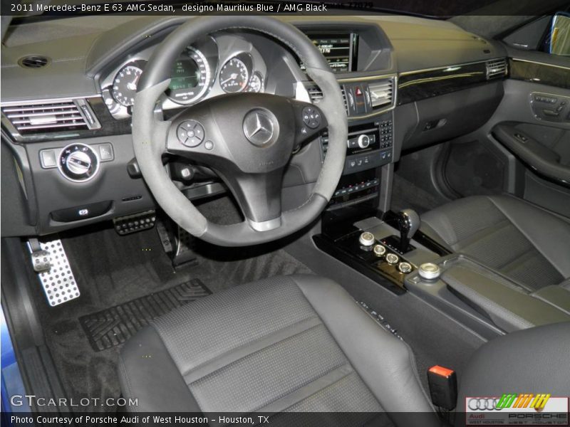 designo Mauritius Blue / AMG Black 2011 Mercedes-Benz E 63 AMG Sedan