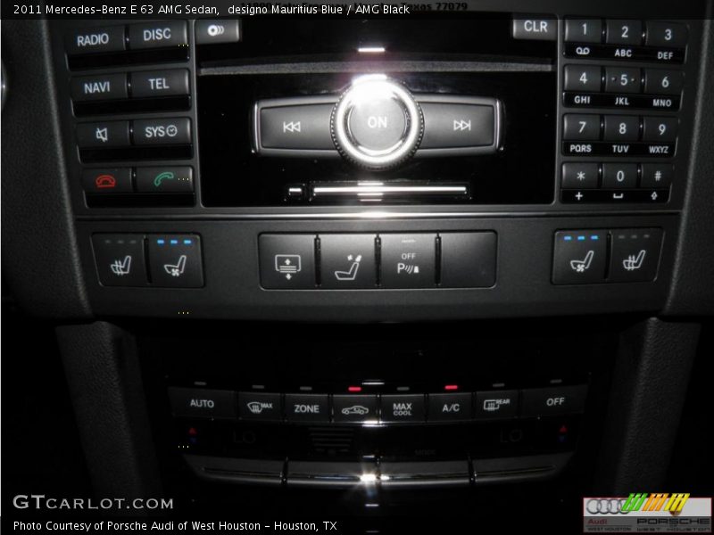 designo Mauritius Blue / AMG Black 2011 Mercedes-Benz E 63 AMG Sedan