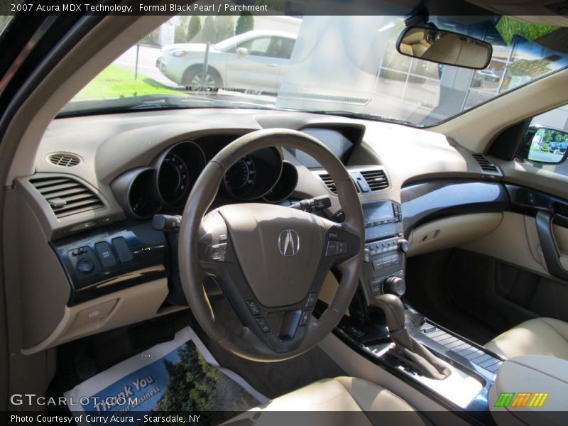 Formal Black Pearl / Parchment 2007 Acura MDX Technology