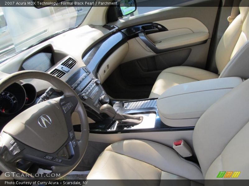 Formal Black Pearl / Parchment 2007 Acura MDX Technology