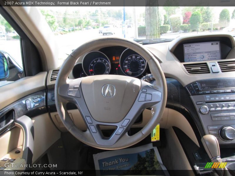 Formal Black Pearl / Parchment 2007 Acura MDX Technology