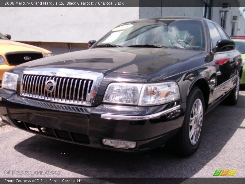Black Clearcoat / Charcoal Black 2008 Mercury Grand Marquis GS