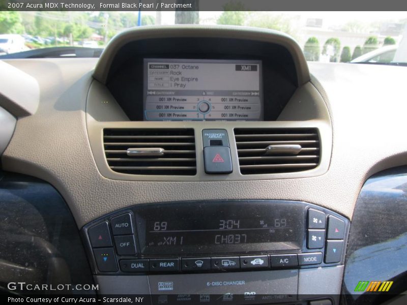 Formal Black Pearl / Parchment 2007 Acura MDX Technology