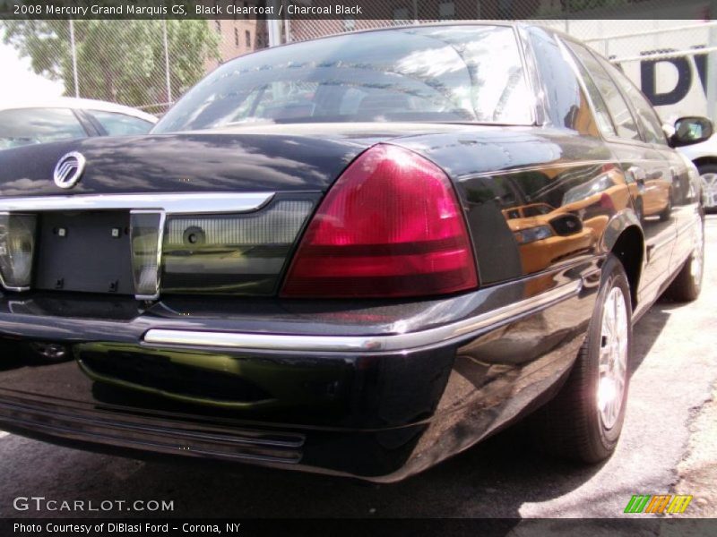 Black Clearcoat / Charcoal Black 2008 Mercury Grand Marquis GS