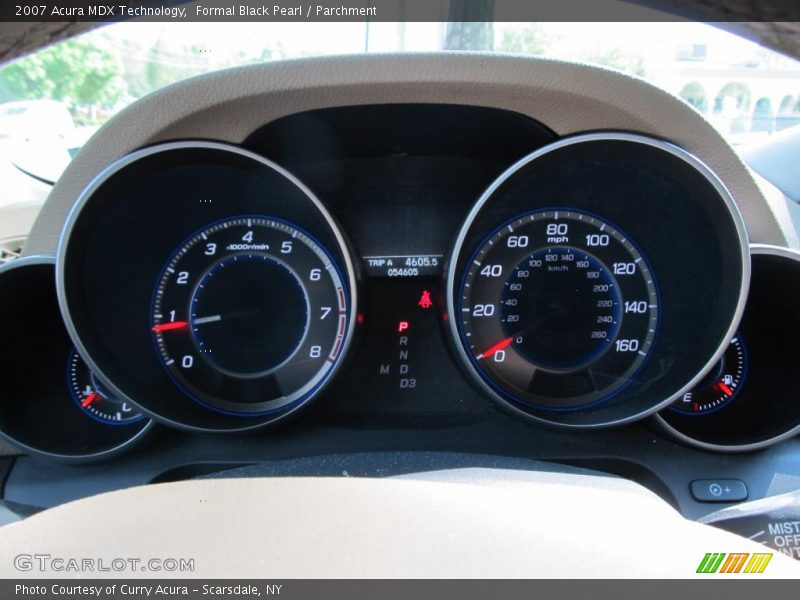 Formal Black Pearl / Parchment 2007 Acura MDX Technology