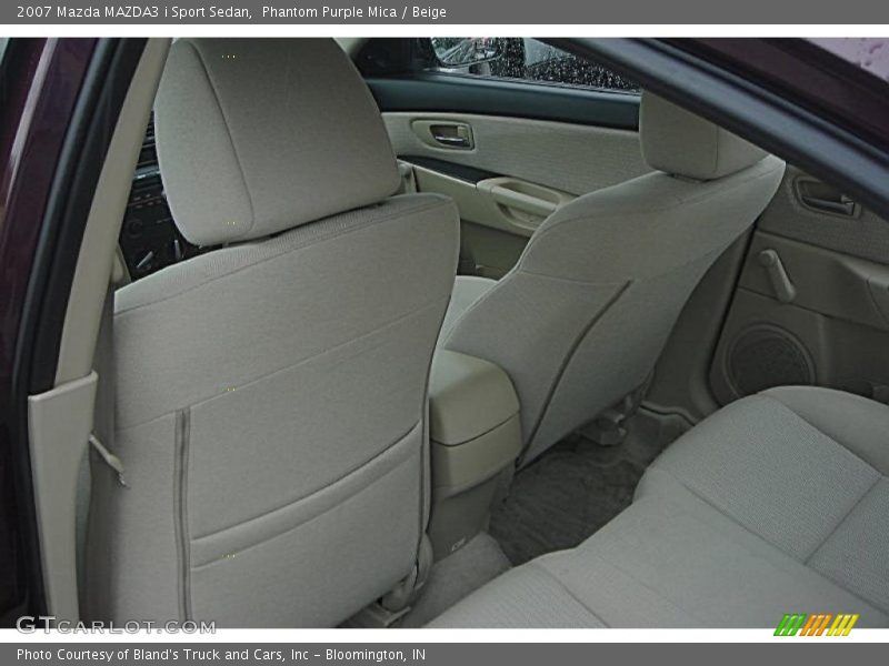 Phantom Purple Mica / Beige 2007 Mazda MAZDA3 i Sport Sedan