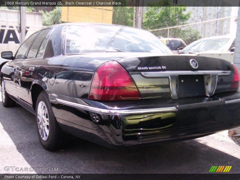 Black Clearcoat / Charcoal Black 2008 Mercury Grand Marquis GS