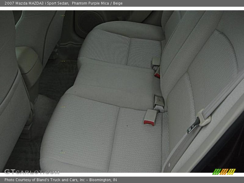 Phantom Purple Mica / Beige 2007 Mazda MAZDA3 i Sport Sedan