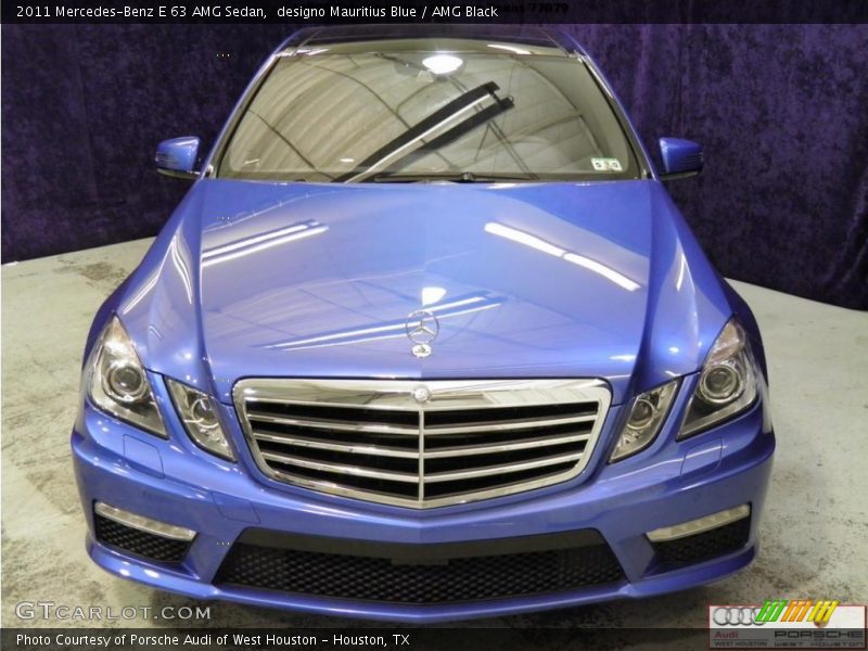 designo Mauritius Blue / AMG Black 2011 Mercedes-Benz E 63 AMG Sedan
