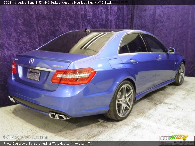 designo Mauritius Blue / AMG Black 2011 Mercedes-Benz E 63 AMG Sedan