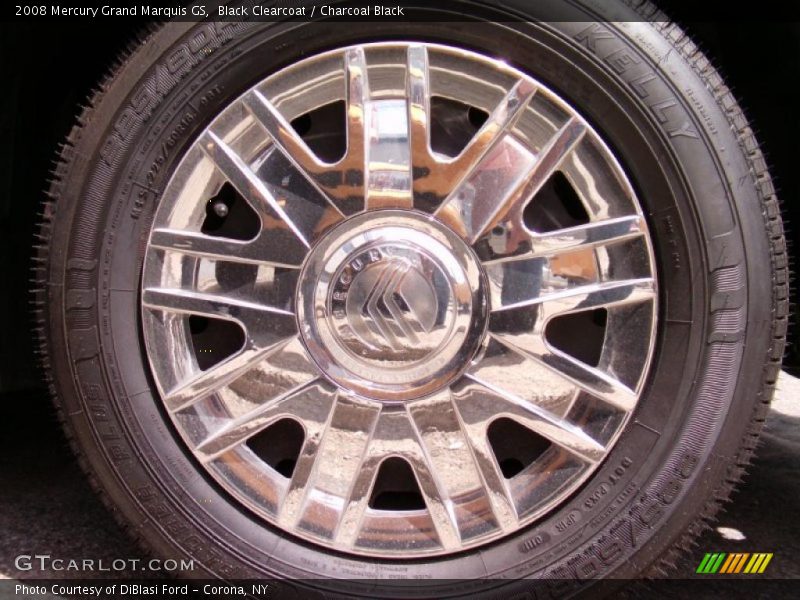 Black Clearcoat / Charcoal Black 2008 Mercury Grand Marquis GS