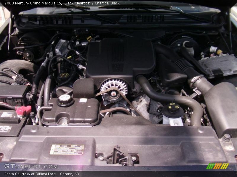 Black Clearcoat / Charcoal Black 2008 Mercury Grand Marquis GS