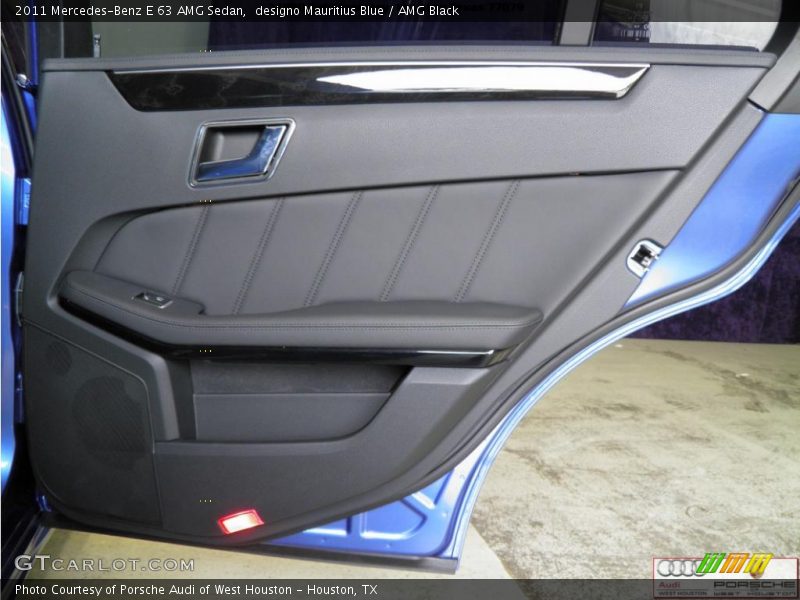 designo Mauritius Blue / AMG Black 2011 Mercedes-Benz E 63 AMG Sedan