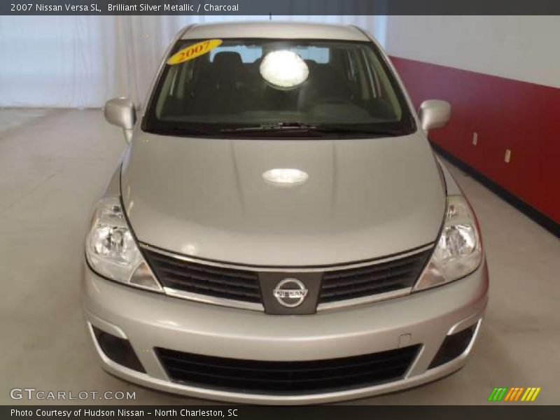 Brilliant Silver Metallic / Charcoal 2007 Nissan Versa SL