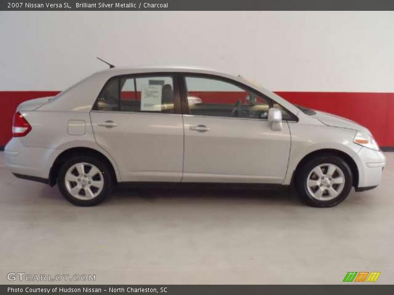 Brilliant Silver Metallic / Charcoal 2007 Nissan Versa SL