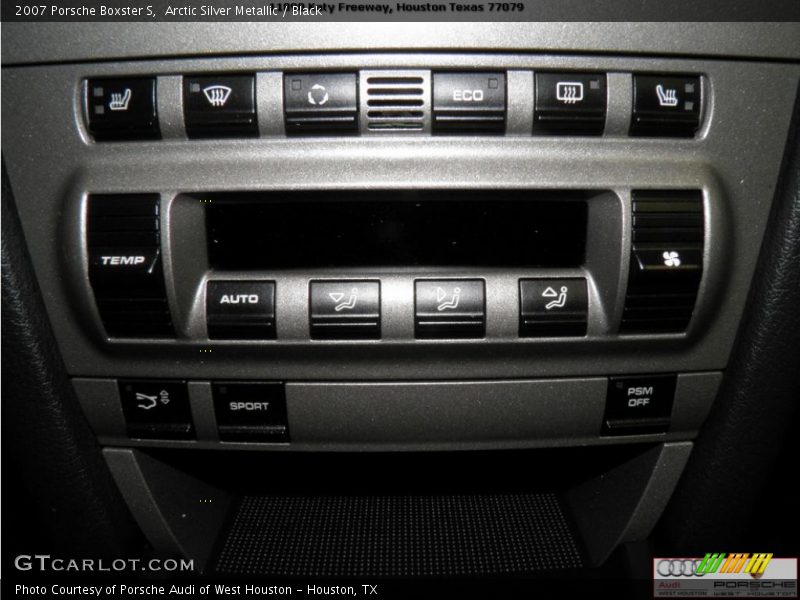 Arctic Silver Metallic / Black 2007 Porsche Boxster S