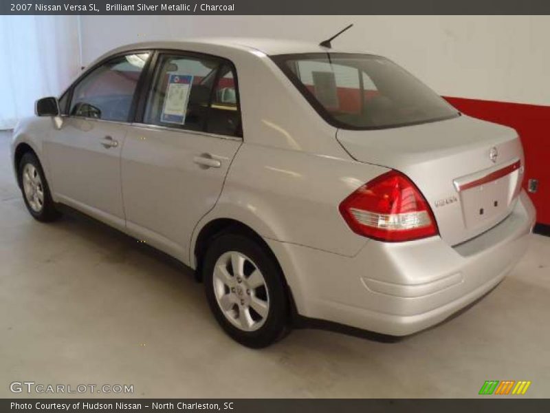 Brilliant Silver Metallic / Charcoal 2007 Nissan Versa SL